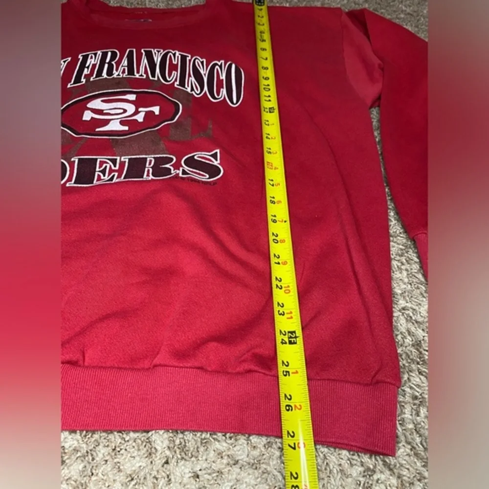 Vintage 1994 Hanes San Francisco 49ers‎ NFL Red Crewneck Sweater Men's Size XL
